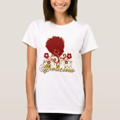 Natuurlijke lucht:Afrolicious T-shirt (Voorkant)