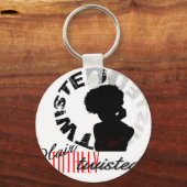 Natuurlijke lucht: volledig verdraaid sleutelhanger (Voorkant)