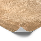 Natuurlijke luxe marmereffect Ancient-orientale te Poster (Hoek)