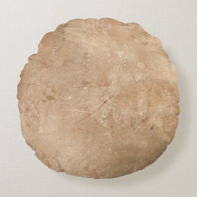 Natuurlijke luxe marmereffect Ancient-orientale te Rond Kussen (Voorkant)