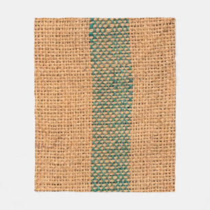 Natuurlijke makreel met bruine kleur, getextureerd fleece deken