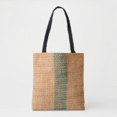 Natuurlijke makreel met bruine kleur, getextureerd tote bag (Voorkant)