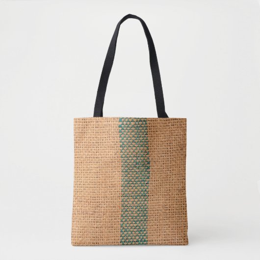 Natuurlijke makreel met bruine kleur, getextureerd tote bag (Voorkant)