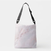 Natuurlijke marmeren patroon Luxe steen-geïnspiree Crossbody Tas (Voorkant)