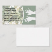 Natuurlijke Massage Thema Visitekaartjes (Voorkant / Achterkant)