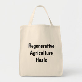 Natuurlijke materialen "Regeneratieve landbouwhuis Tote Bag