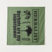 Natuurlijke medicijnkruiden gift wandkleed (Voorkant (horizontaal))