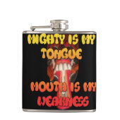 Natuurlijke menselijke Funny Weak Mouth Heupfles (Voorkant)