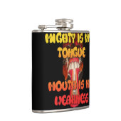 Natuurlijke menselijke Funny Weak Mouth Heupfles (Rechts)