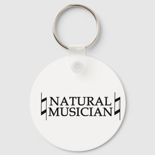 Natuurlijke muzikant sleutelhanger (Voorkant)