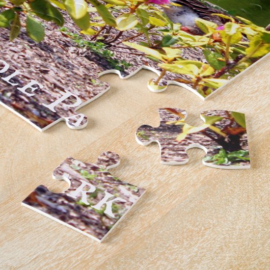 Natuurlijke natuur legpuzzel (Zijkant)