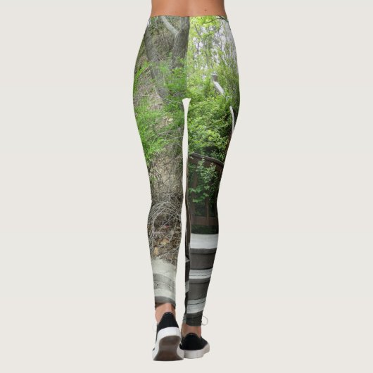 Natuurlijke neutralen van buitenshuis zijn veelzij leggings (Achterkant)