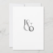 Natuurlijke nieuwe bruiloft kaart (Achterkant)