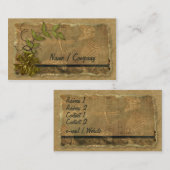 Natuurlijke nostalgie visitekaartje (Voorkant / Achterkant)