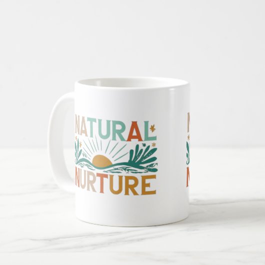 Natuurlijke Nurture Koffiemok (Voorkant links)