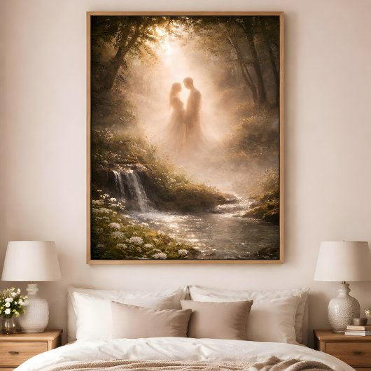 Natuurlijke Omarming – Waar Liefde Rust Poster