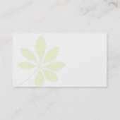 Natuurlijke onderdrukking visitekaartje (Achterkant)