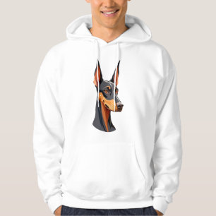 Natuurlijke oor Doberman Hoodie