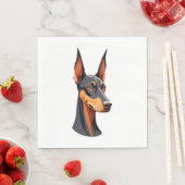 Natuurlijke oor Doberman Servet (Insitu)