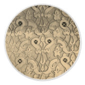 Natuurlijke Oosterse Floral Keramische knop (Voorkant)