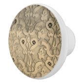 Natuurlijke Oosterse Floral Keramische knop (Rechts)