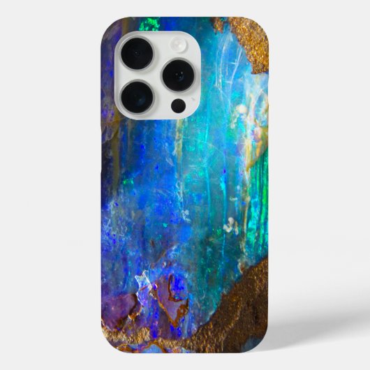 Natuurlijke Opal iPhone Case (Achterkant)