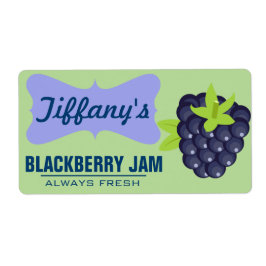 Natuurlijke Organische | Blackberry-jam | Handgema Etiket