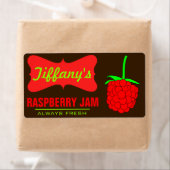 Natuurlijke Organische | Frambozenjam | Handgemaak Etiket (Insitu)