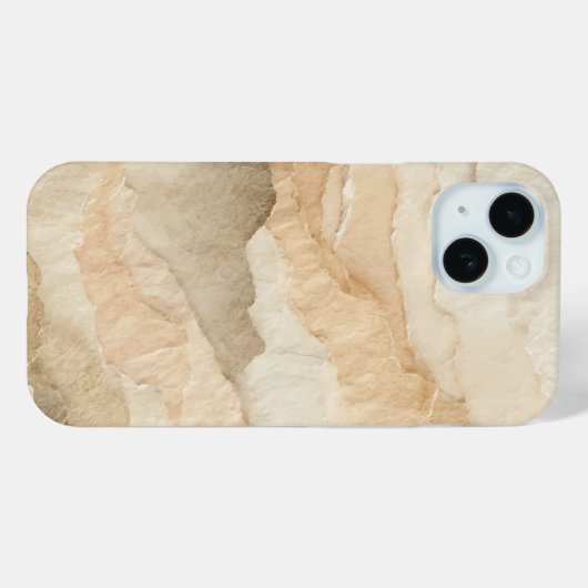 Natuurlijke organische getextureerde gescheurde la Case-Mate iPhone case (Achterkant (horizontaal))