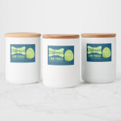 Natuurlijke Organische | Limoen-augurk | Zelfgemaa Voedselcontainer Etiket (Flessen)