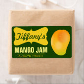 Natuurlijke Organische Mango Jam Etiket (Insitu)