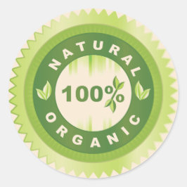 Natuurlijke organische Stickers