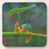 Natuurlijke paraplu's bier onderzetter (Voorkant)