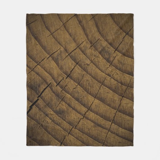 Natuurlijke Pine Wood Achtergrond. Grondstoffen. O Fleece Deken (Voorkant)