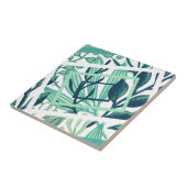 Natuurlijke planten ontwerp Tegel Tegeltje (Zijkant)