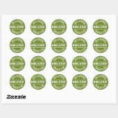 Natuurlijke productetiket Sticker (Vel)