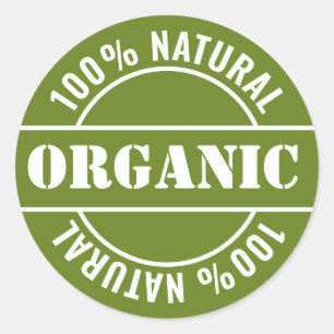 Natuurlijke productetiket Sticker