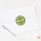 Natuurlijke productetiket Sticker (Envelop)