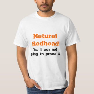 Natuurlijke Redhead T-shirt