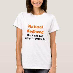 Natuurlijke Redhead T-shirt