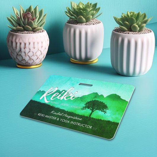 Natuurlijke Reiki Master Yoga Meditatie instructeu Badge