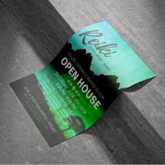 Natuurlijke Reiki Meester & Yoga-instructeur Open  Flyer