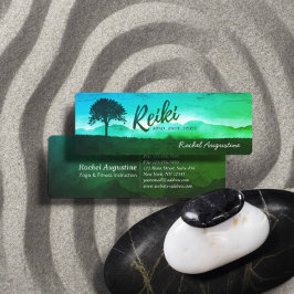 Natuurlijke Reiki Meester Yoga Meditatie instructe Mini Visitekaartje