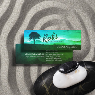 Natuurlijke Reiki Meester Yoga Meditatie instructe Mini Visitekaartje
