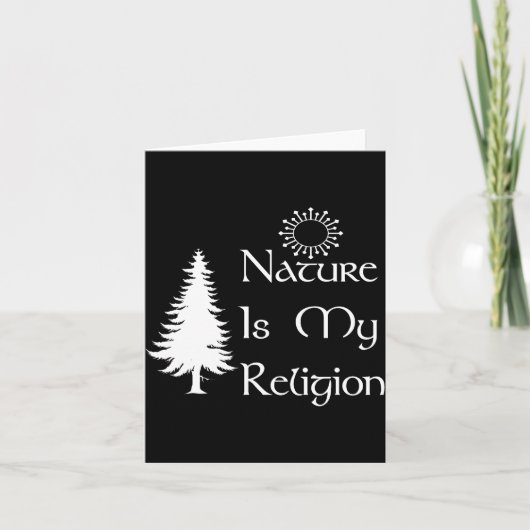Natuurlijke Religie Kaart (Voorkant)