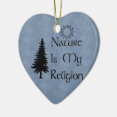 Natuurlijke religie keramisch ornament (Links)