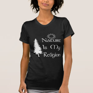 Natuurlijke religie t-shirt