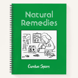 Natuurlijke Remedies Notities met Ontvanger's Naam Notitieboek
