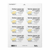 Natuurlijke Retro Zeepetiketten Zwart-witte Sjablo Etiket (Full Sheet)