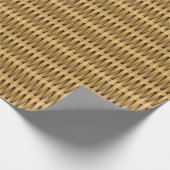 Natuurlijke rietteenwilgen cadeaupapier (Hoek)